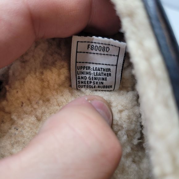 UGG Swell Tall Suede Leather Sheepskin Sherpa Boots Style 5676 Womens 7, EUR 38 - Picture 7 of 8